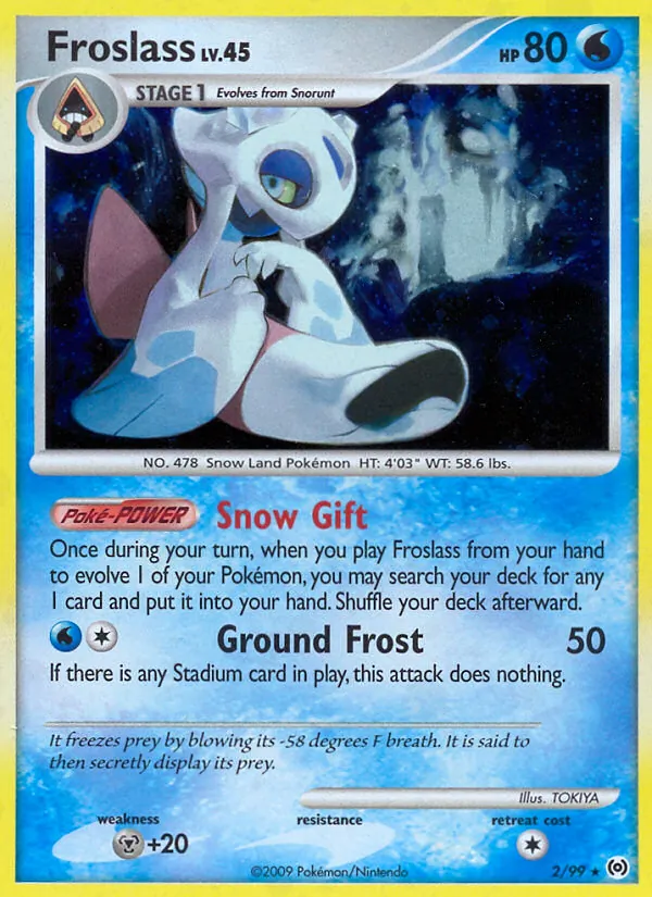 Froslass #2 – Arceus card