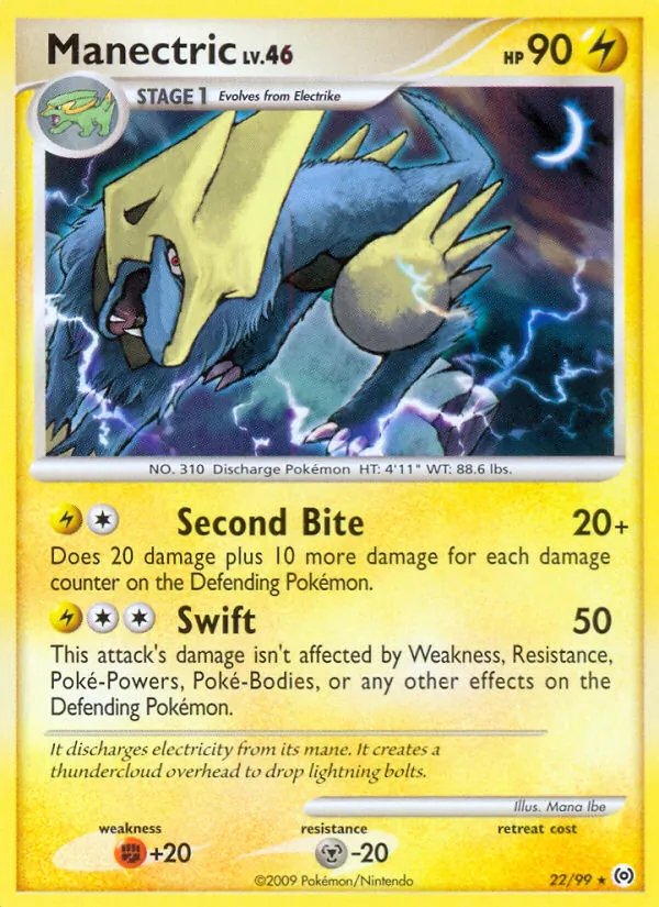 Manectric #22 – Arceus card