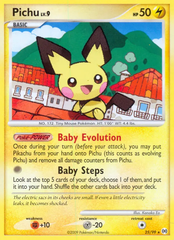 Pichu #25 – Arceus card