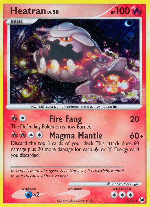 Heatran #3 – Arceus card