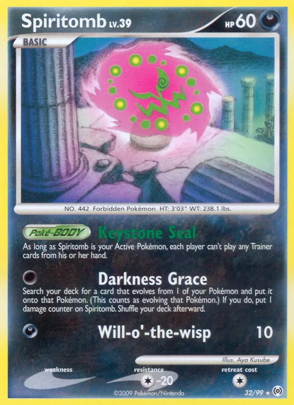 Spiritomb #32 – Arceus card