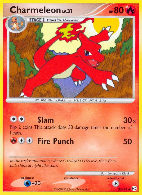 Charmeleon #35 – Arceus card