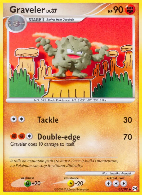 Graveler #37 – Arceus card