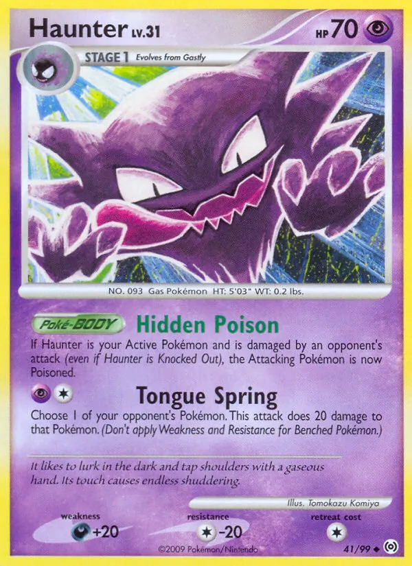 Haunter #41 – Arceus card
