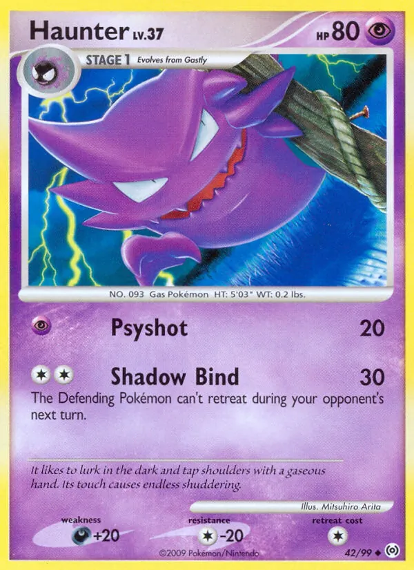 Haunter #42 – Arceus card