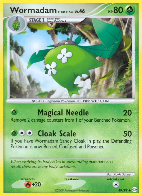 Wormadam Plant Cloak #49 – Arceus card