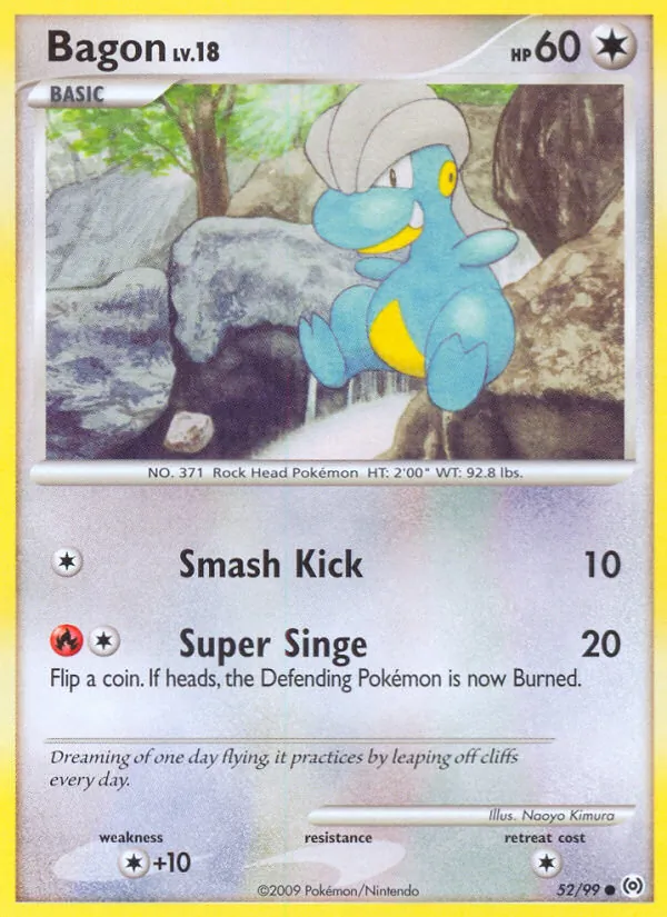 Bagon #52 – Arceus card