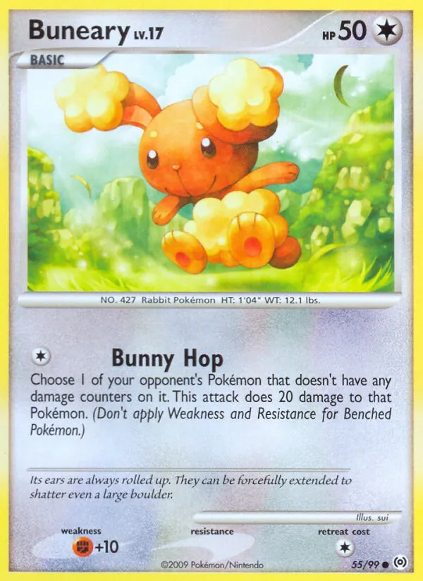 Buneary #55 – Arceus card