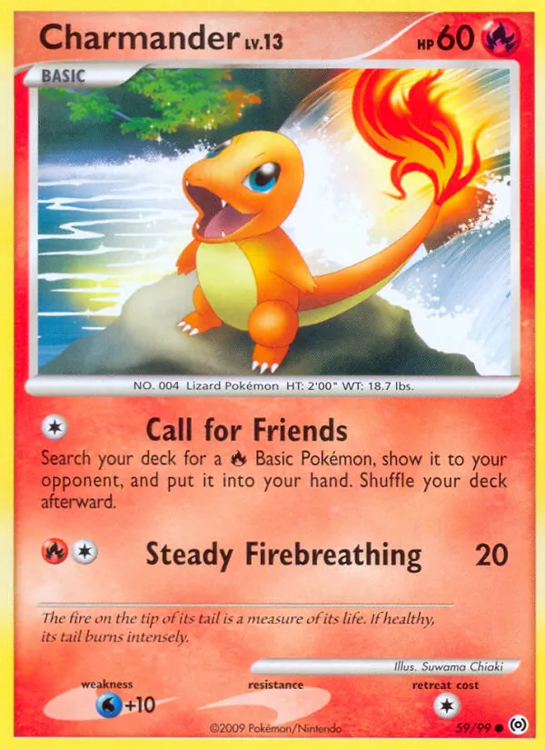Charmander #59 – Arceus card
