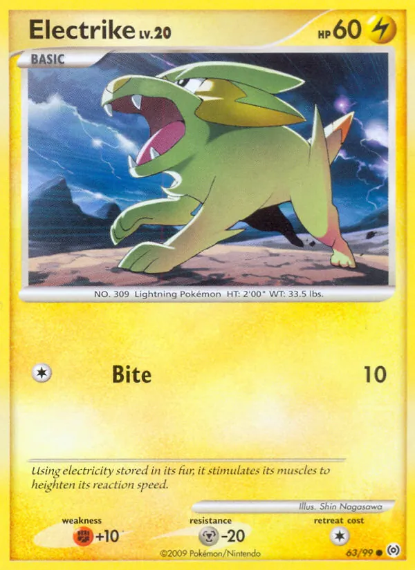 Electrike #63 – Arceus card