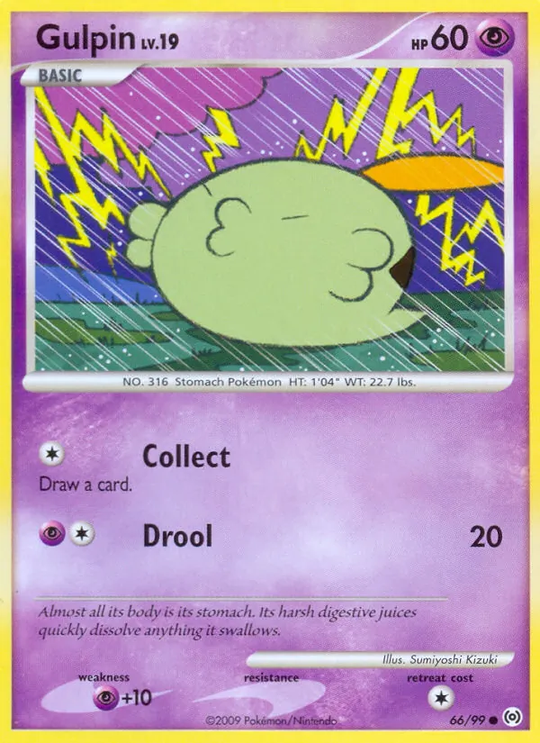 Gulpin #66 – Arceus card