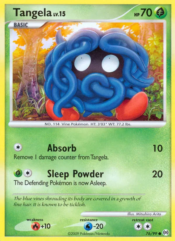 Tangela #76 – Arceus card