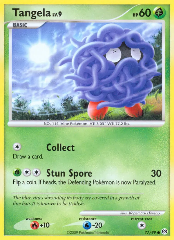 Tangela #77 – Arceus card