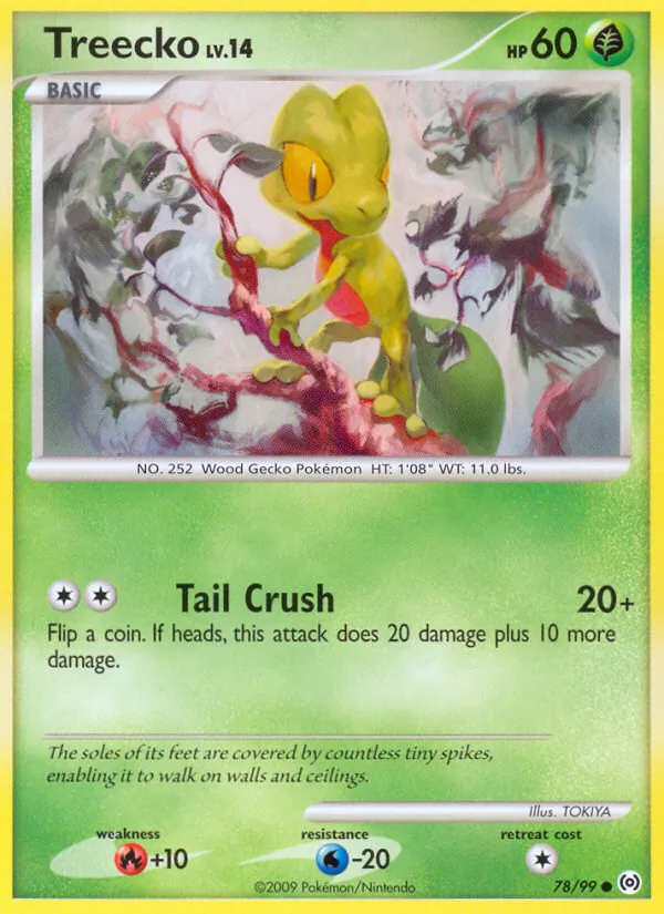 Treecko #78 – Arceus card