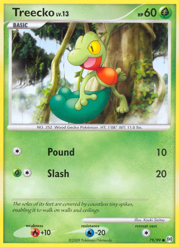 Treecko #79 – Arceus card