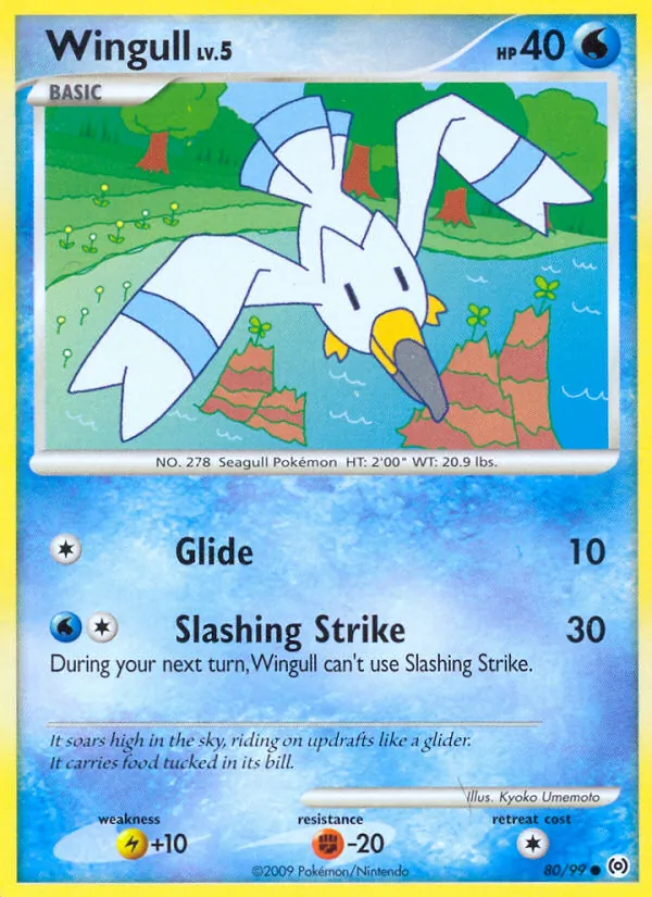 Wingull #80 – Arceus card