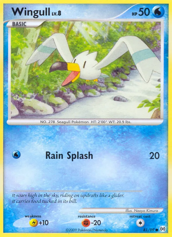 Wingull #81 – Arceus card
