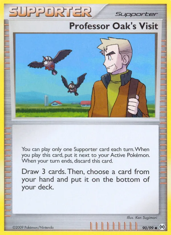 Professor Oak's Visit #90 – Arceus card