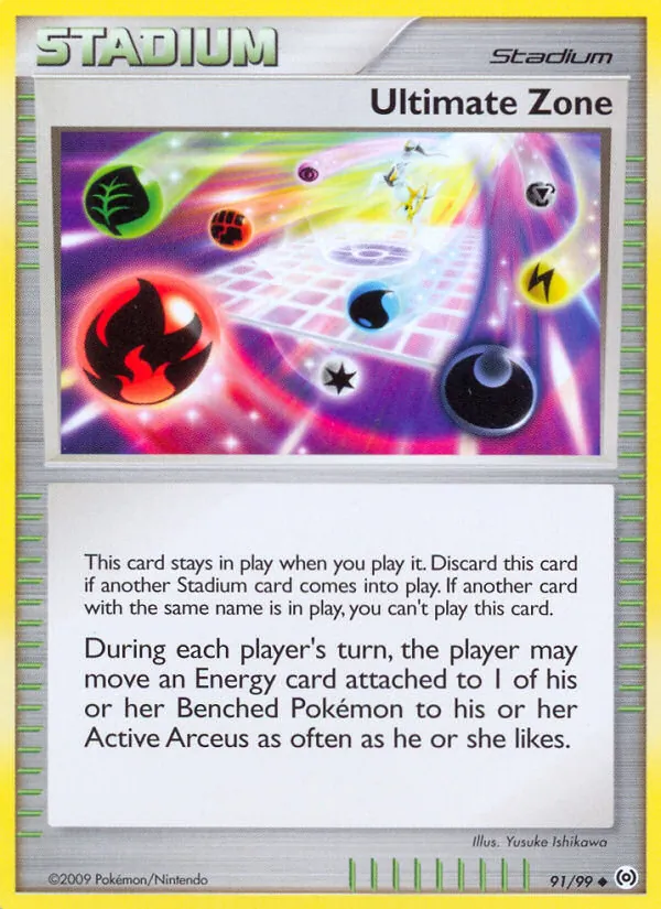 Ultimate Zone #91 – Arceus card