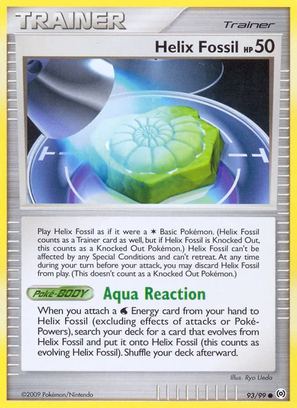 Helix Fossil #93 – Arceus card