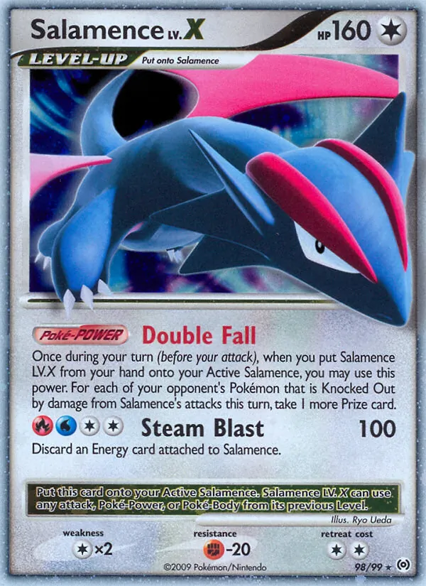Salamence LV.X #98 – Arceus card