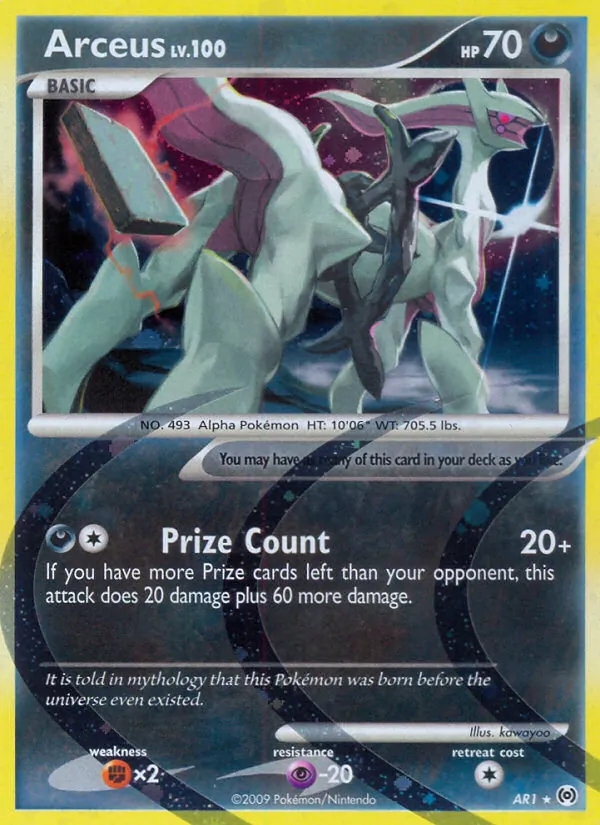 Arceus #AR1 – Arceus card