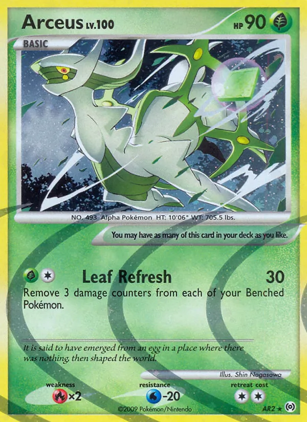 Arceus #AR2 – Arceus card