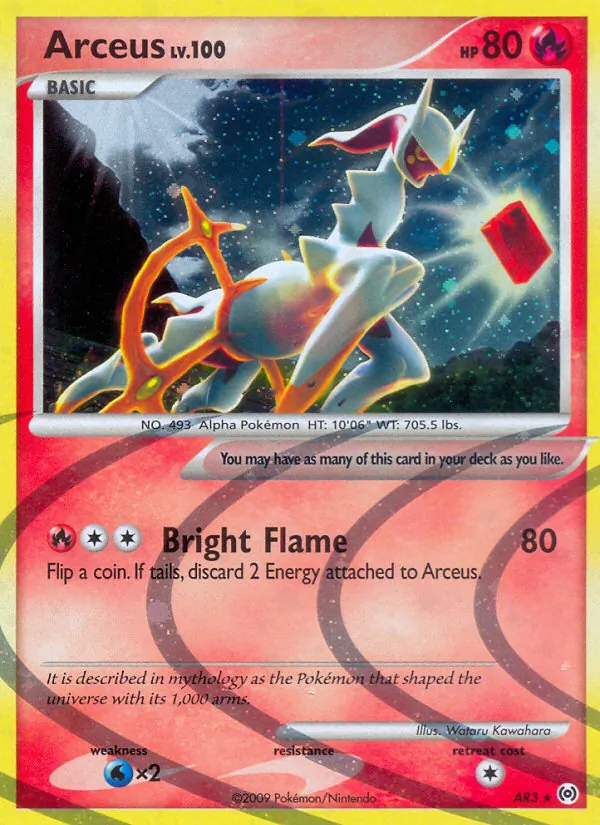 Arceus #AR3 – Arceus card
