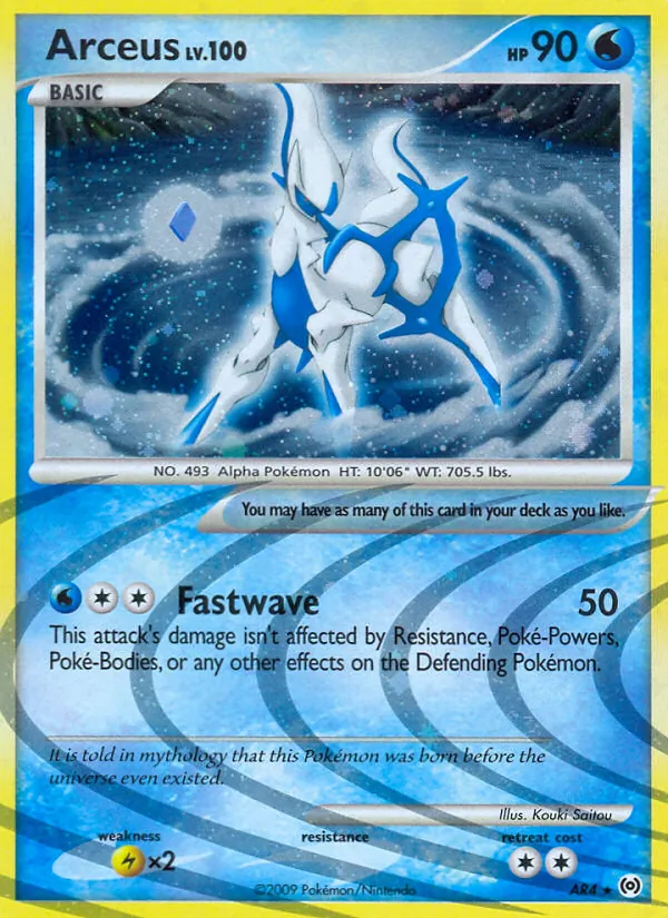 Arceus #AR4 – Arceus card