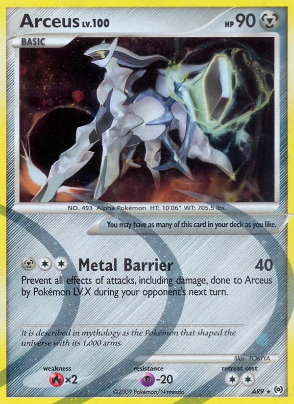 Arceus #AR9 – Arceus card