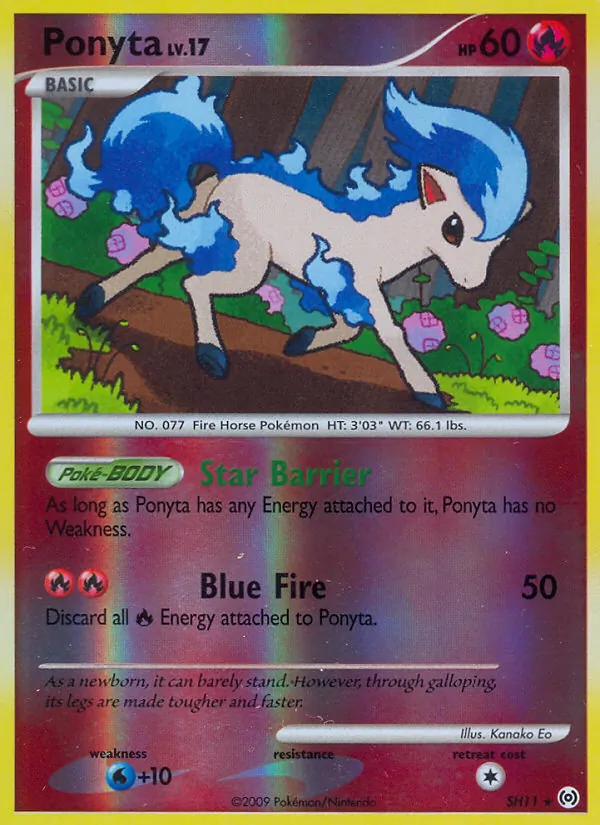 Ponyta #SH11 – Arceus card