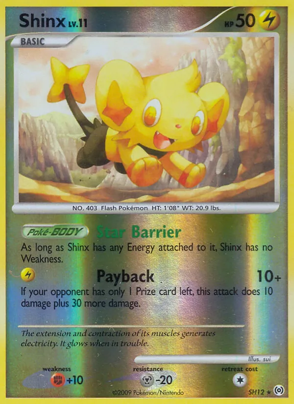 Shinx #SH12 – Arceus card