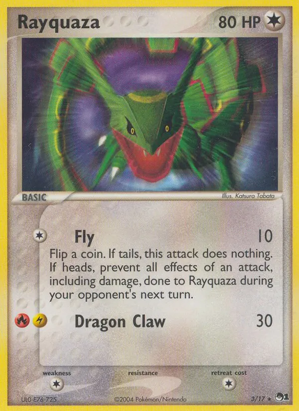 Rayquaza #3 – POP Series 1 card