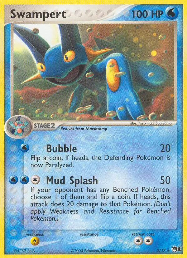 Swampert #5 – POP Series 1 card