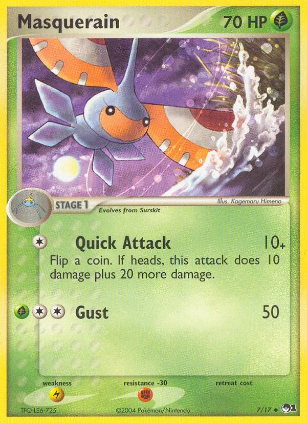 Masquerain #7 – POP Series 1 card