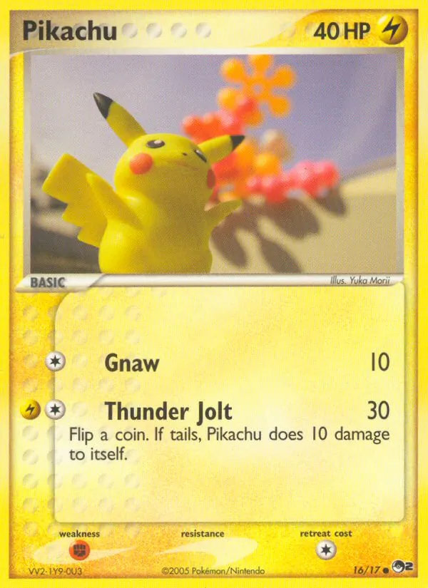 Pikachu #16 – POP Series 2 card