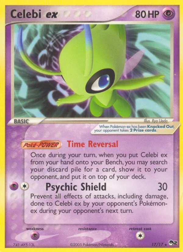 Celebi ex #17 – POP Series 2 card