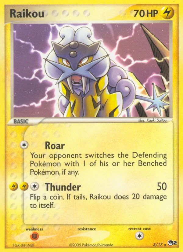 Raikou #3 – POP Series 2 card