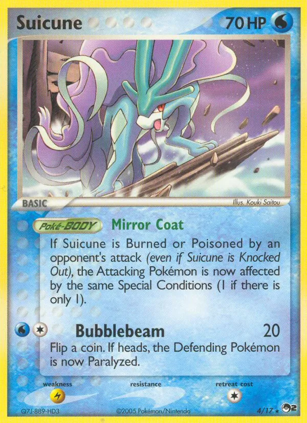 Suicune #4 – POP Series 2 card