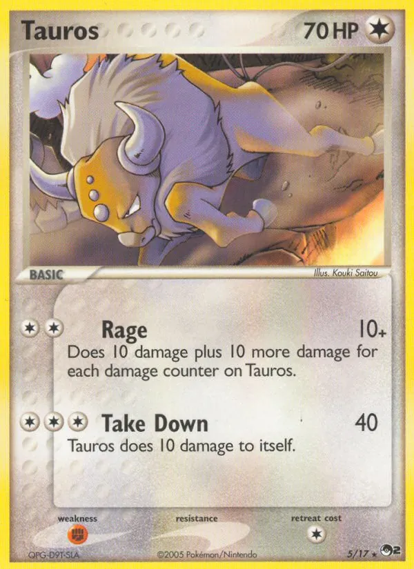 Tauros #5 – POP Series 2 card