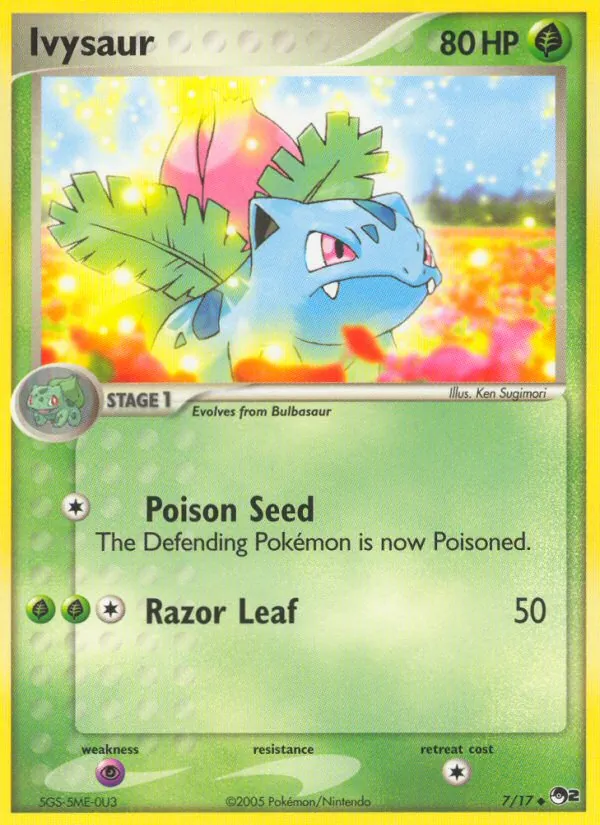 Ivysaur #7 – POP Series 2 card