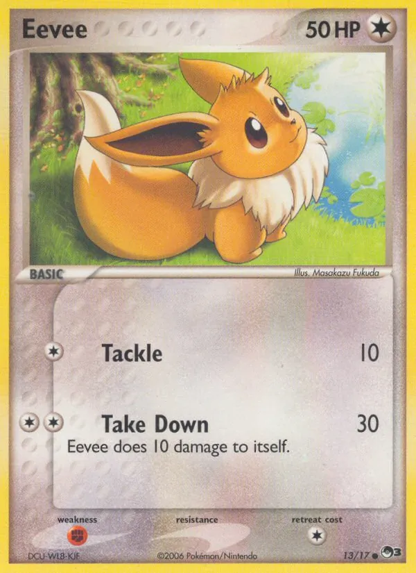 Eevee #13 – POP Series 3 card