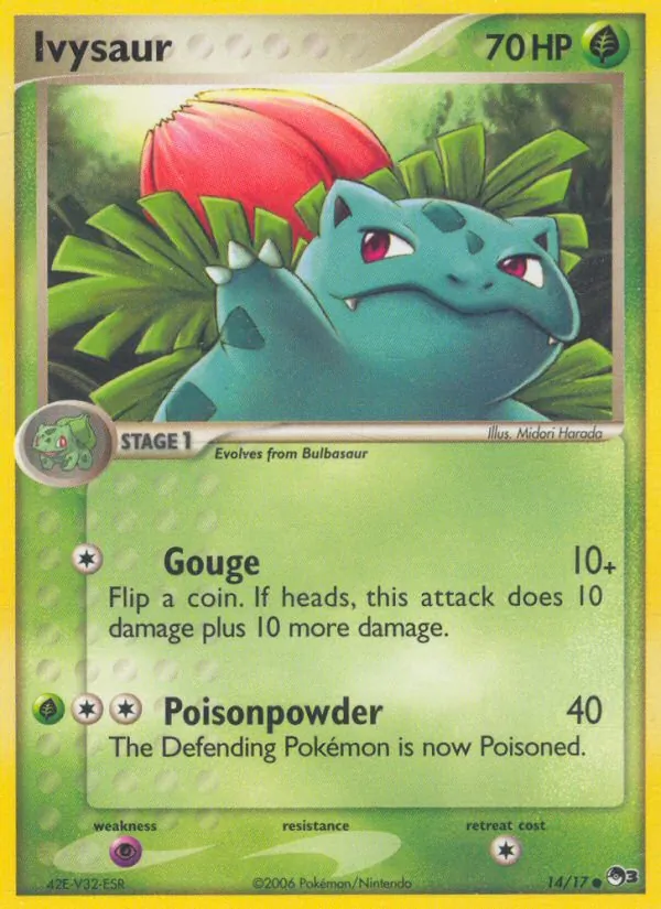 Ivysaur #14 – POP Series 3 card