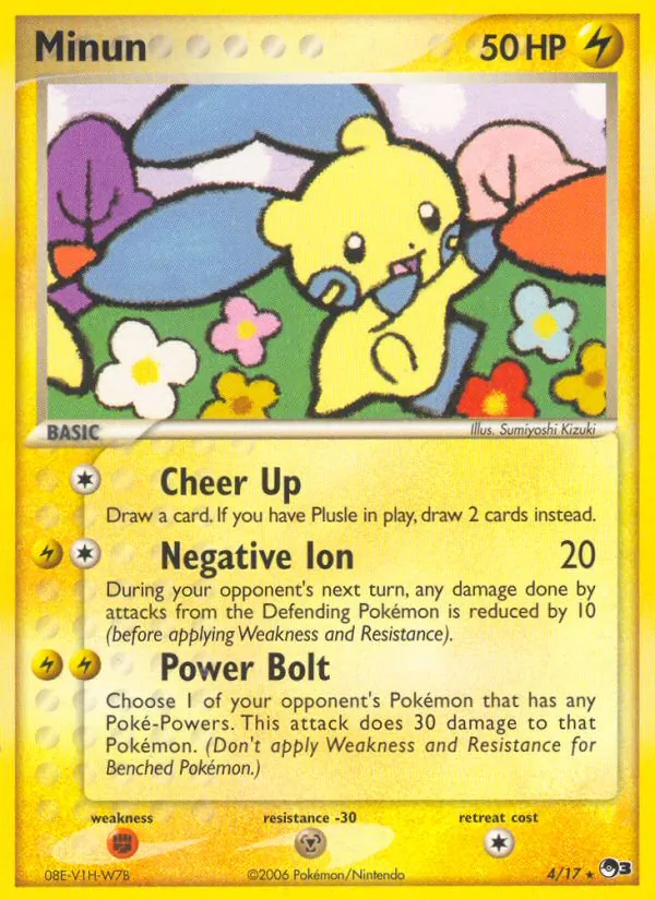 Minun #4 – POP Series 3 card