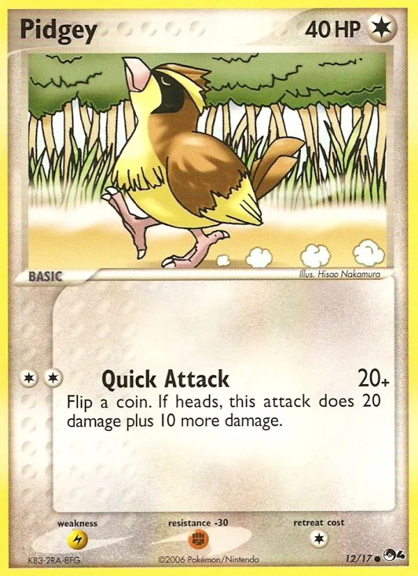 Pidgey #12 – POP Series 4 card