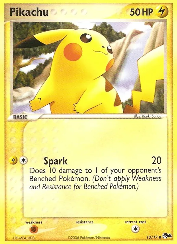 Pikachu #13 – POP Series 4 card