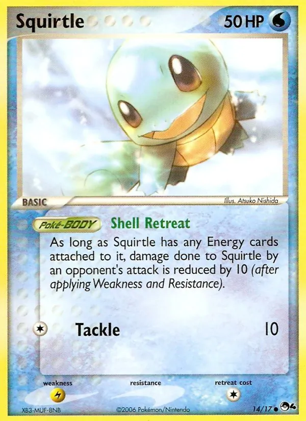 Squirtle #14 – POP Series 4 card