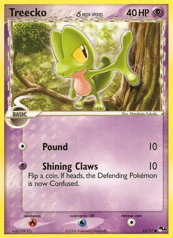 Treecko δ #15 – POP Series 4 card