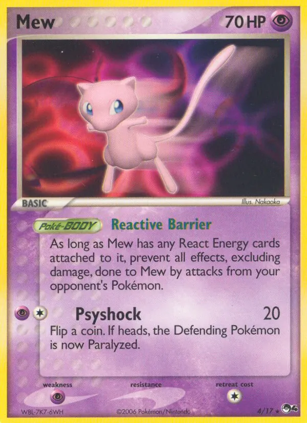 Mew #4 – POP Series 4 card