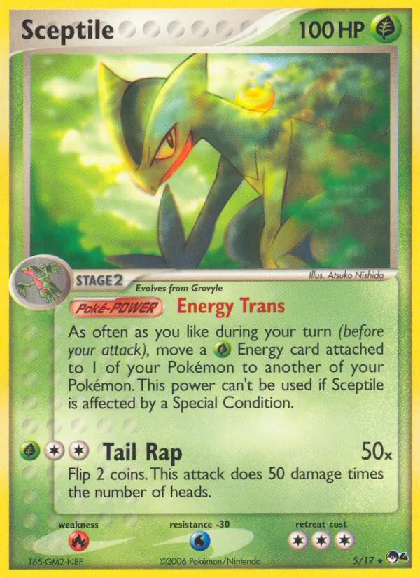 Sceptile #5 – POP Series 4 card